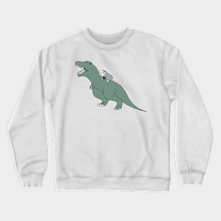 Opossum T-Rex Crewneck Sweatshirt